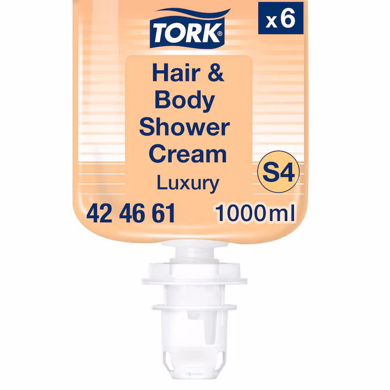 424661 Tork luxusní sprchový gel na tělo a vlasy, S4, 1 l_IGEFA-ROIN