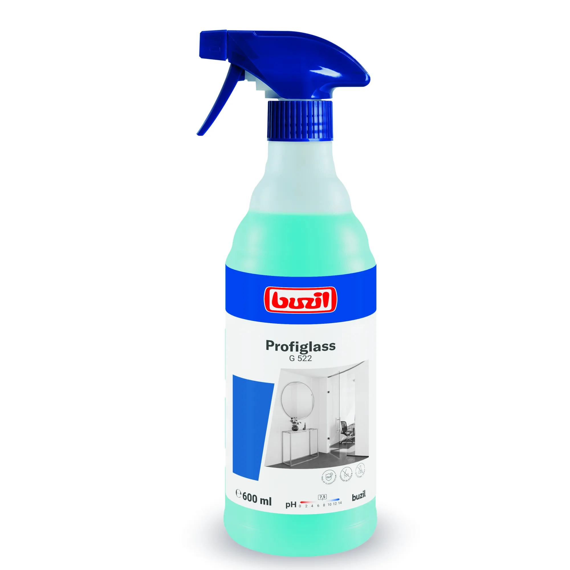 BUZIL Profiglass čistící prostředek na skleněné povrchy G522, 600 ml_IGEFA-ROIN