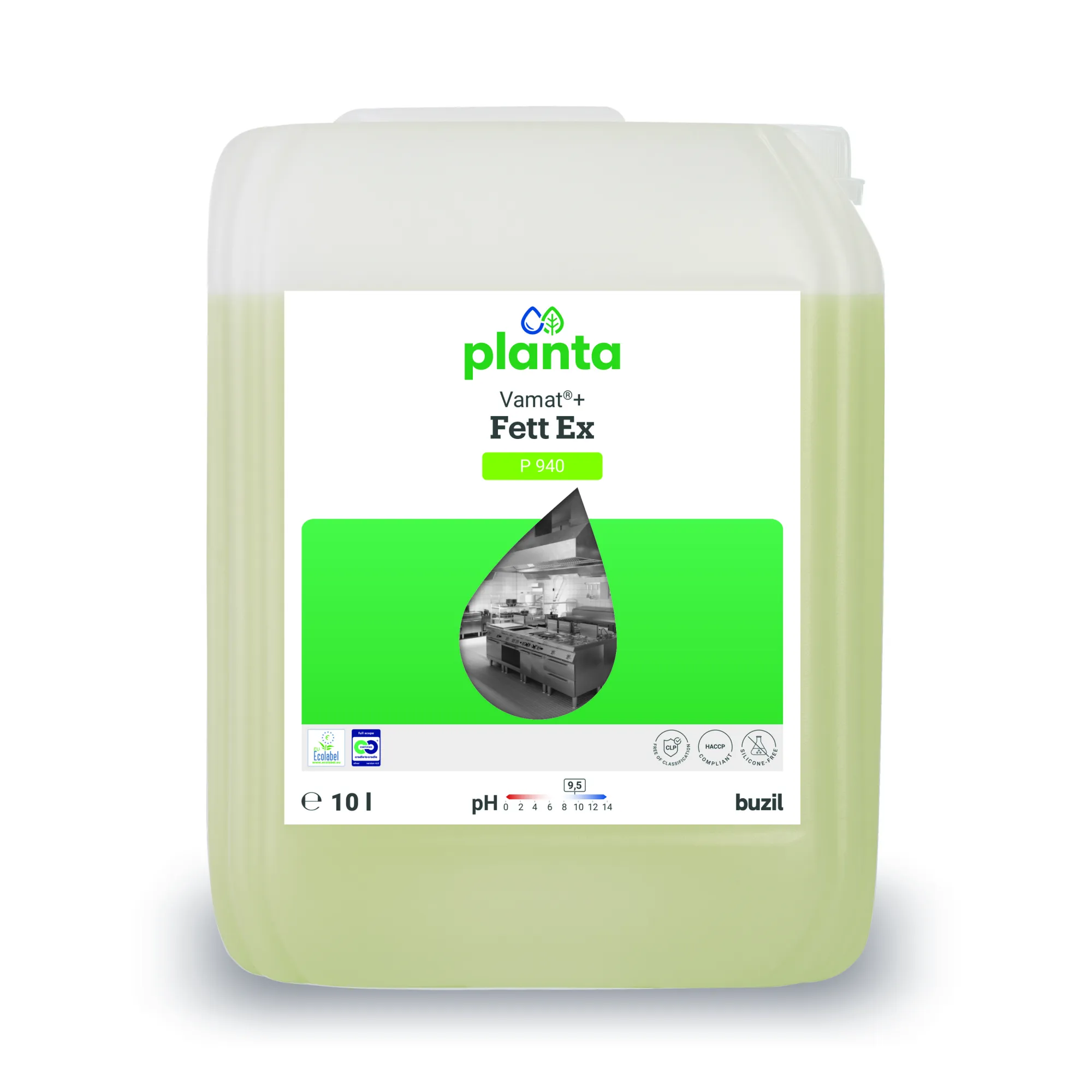 BUZIL Planta Vamat+ Fett Ex čistící prostředek na kuchyňské povrchy P940, ekologický, 1 l_1.jpg