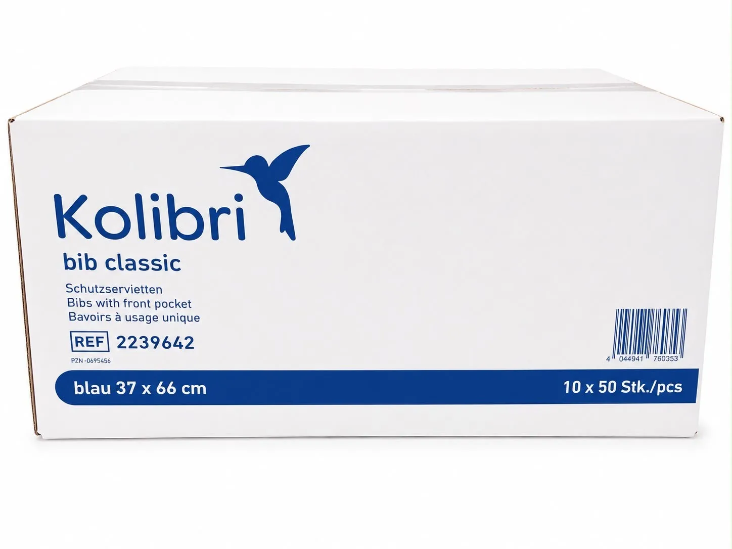 KOLIBRI bryndáky, modré, 37 x 66 cm (500 ks/krt)_IGEFA-ROIN