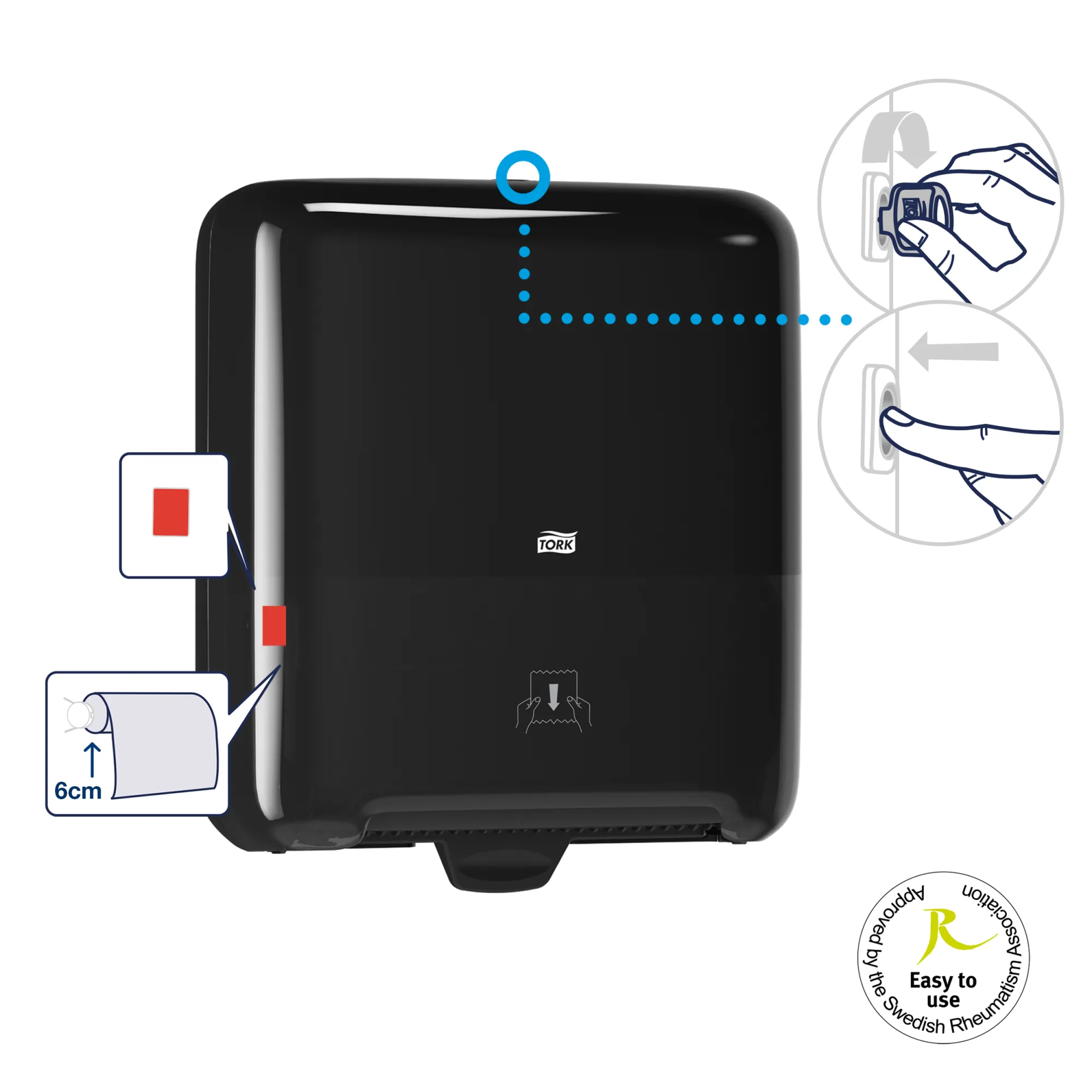 IGEFA ROIN 551008 Tork Matic® zásobník na papírové ručníky v roli 1