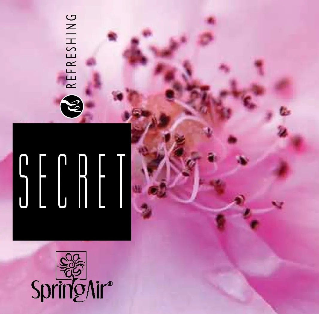 Osvěžující vůně Secret od SpringAir®.