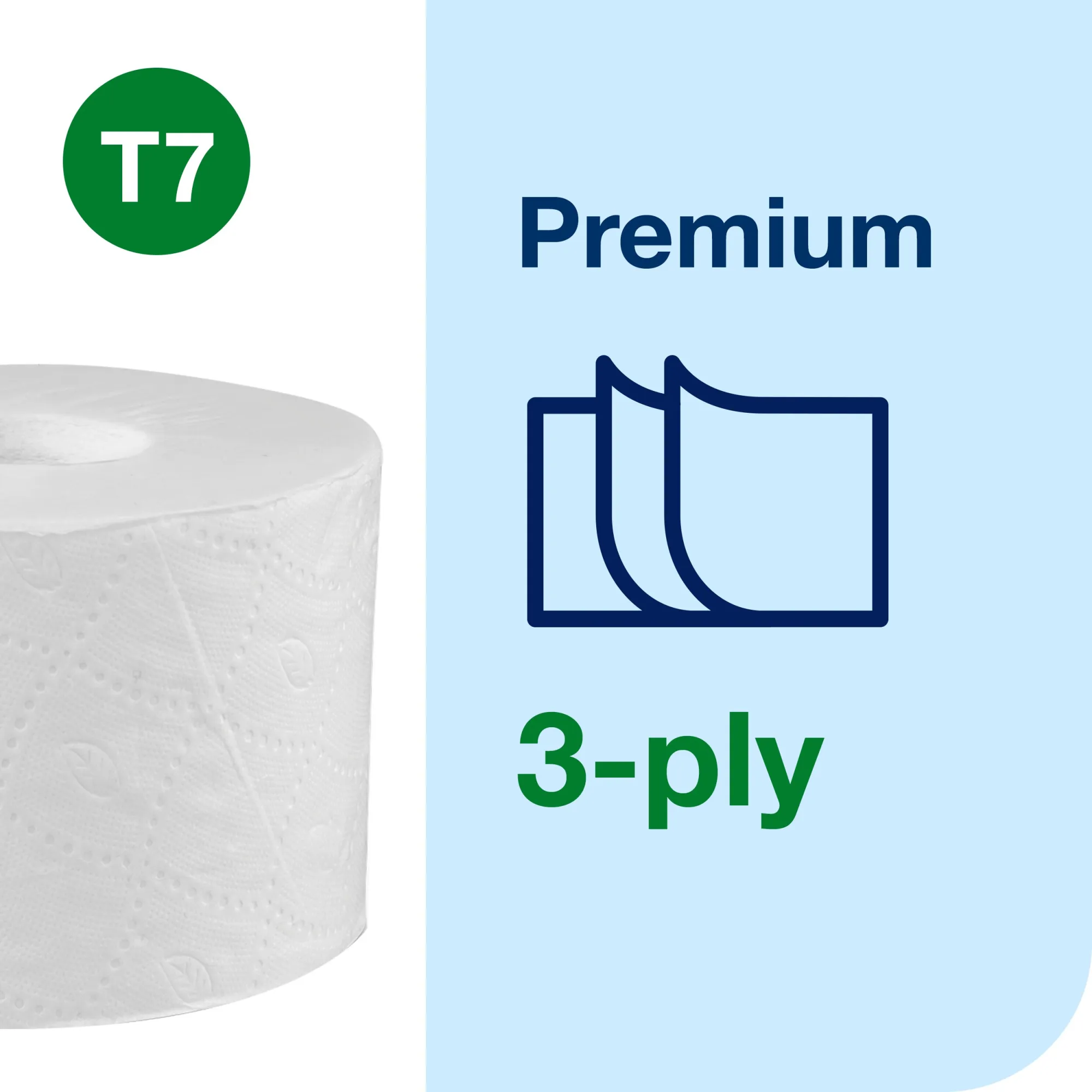 Igefa Roin Tork OptiServe® extra jemný bezdutinkový toaletní papír T7 2