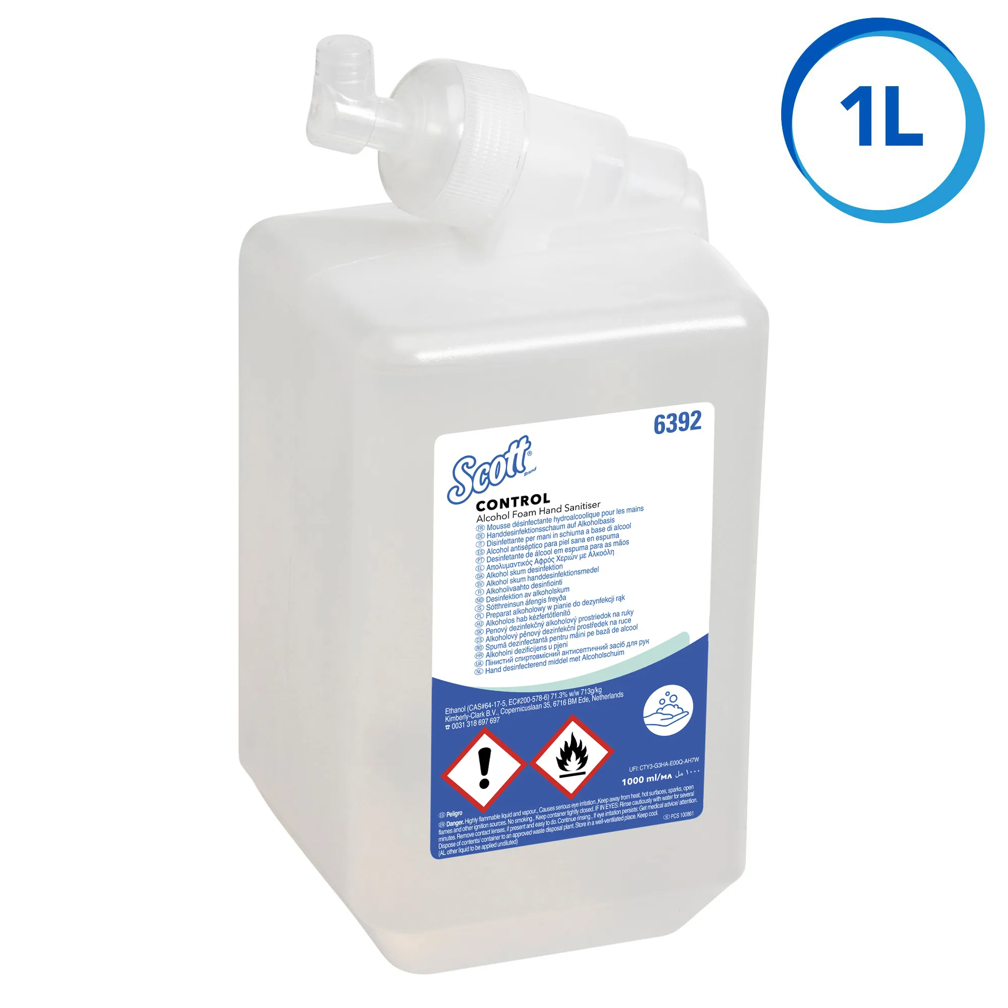 6392 Scott® Control pěnová dezinfekce na ruce, bezbarvá (6 x 1 l/krt)_IGEFA-ROIN