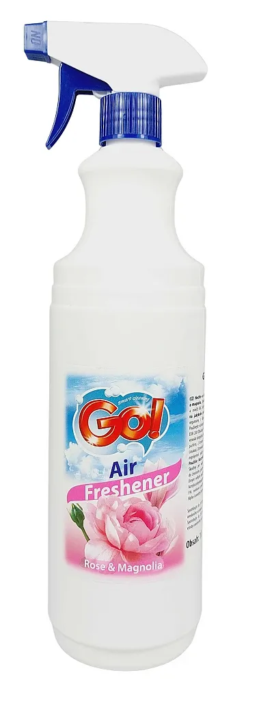 GO! Air Freshener Rose & Magnolia osvěžovač vzduchu, 1 l s rozprašovačem_IGEFA-ROIN