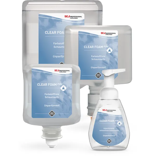 DEB Clear Foam Pure pěnové mýdlo, transparentní (4 x 2 lkrt)_1.png