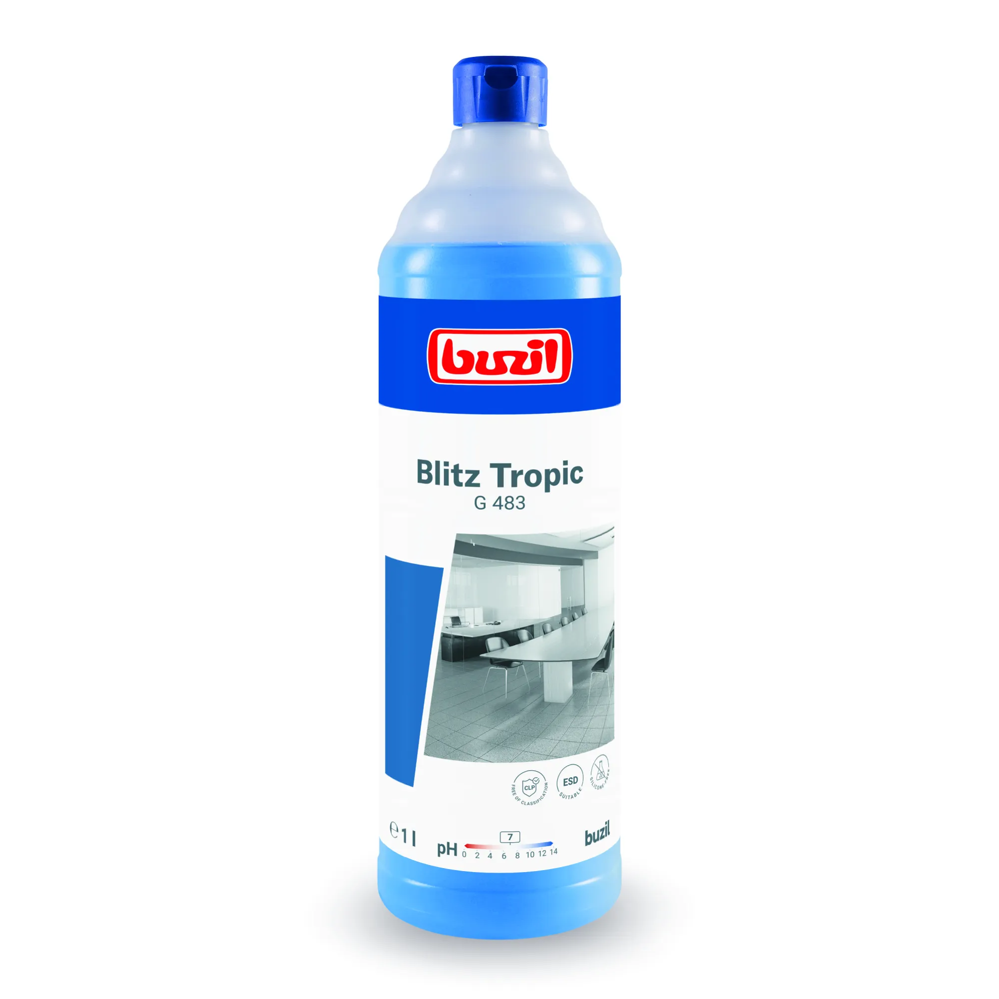 BUZIL Blitz Tropic univerzální čistící prostředek s vůní tropického ovoce G483, 1 l_IGEFA-ROIN