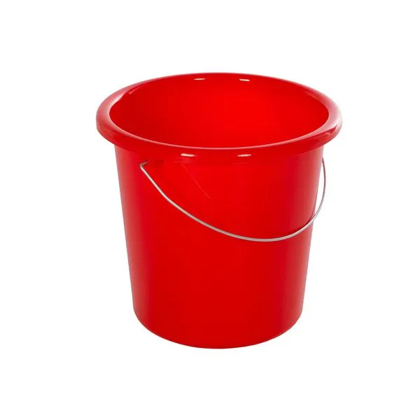 Kbelík červený, plast, 5 l_IGEFA-ROIN