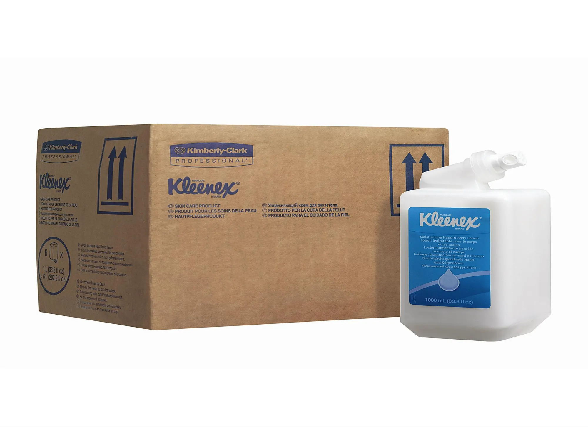 6373 Kleenex® tělové mléko, bílé, neparfémované (6 x 1 l/krt)_IGEFA-ROIN