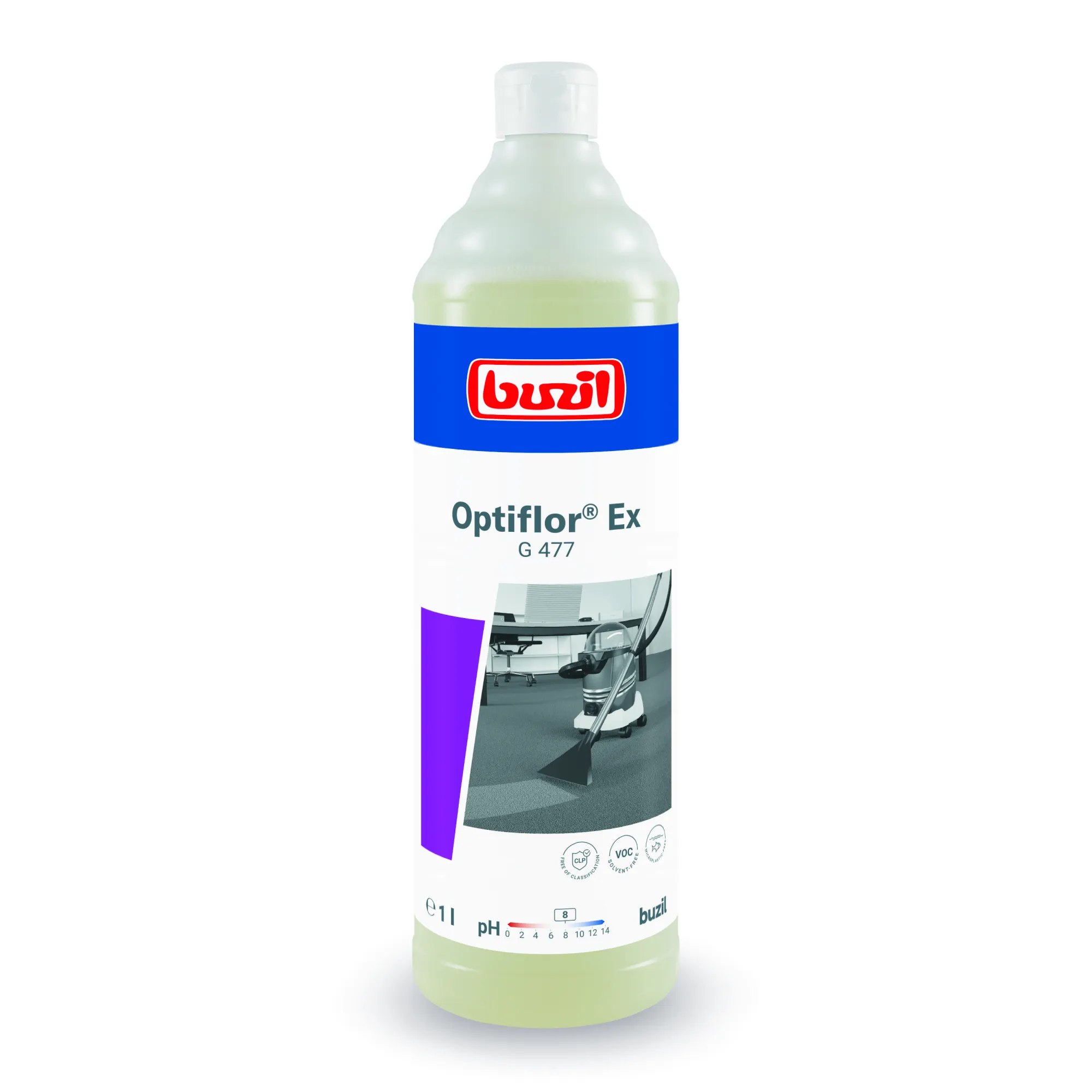 BUZIL Optiflor EX čistící prostředek na koberce G477, 1 l_IGEFA-ROIN