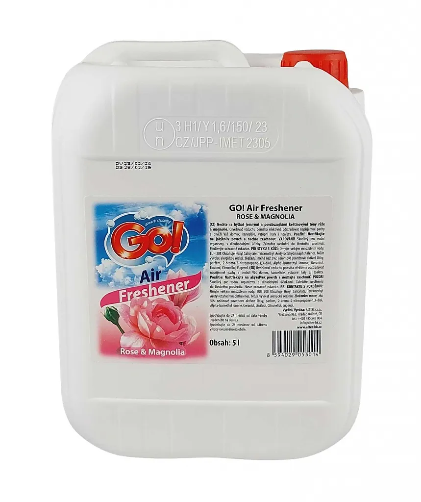 GO! Air Freshener Rose & Magnolia osvěžovač vzduchu, 5 l_IGEFA-ROIN
