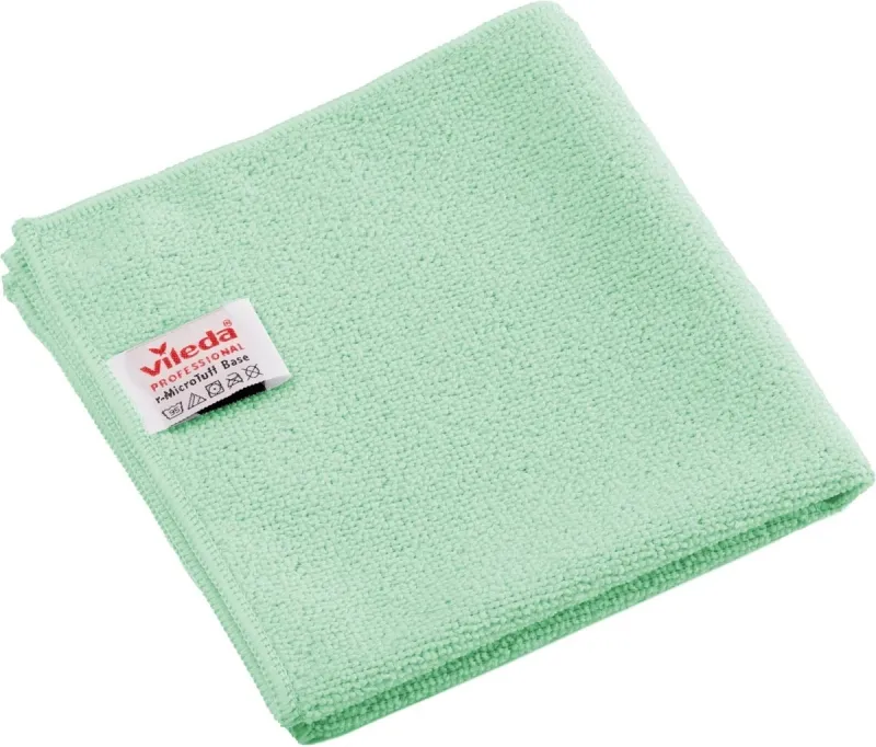 VILEDA MicroTuff Base utěrka, mikrofázová, zelená, 36 x 36 cm_IGEFA-ROIN
