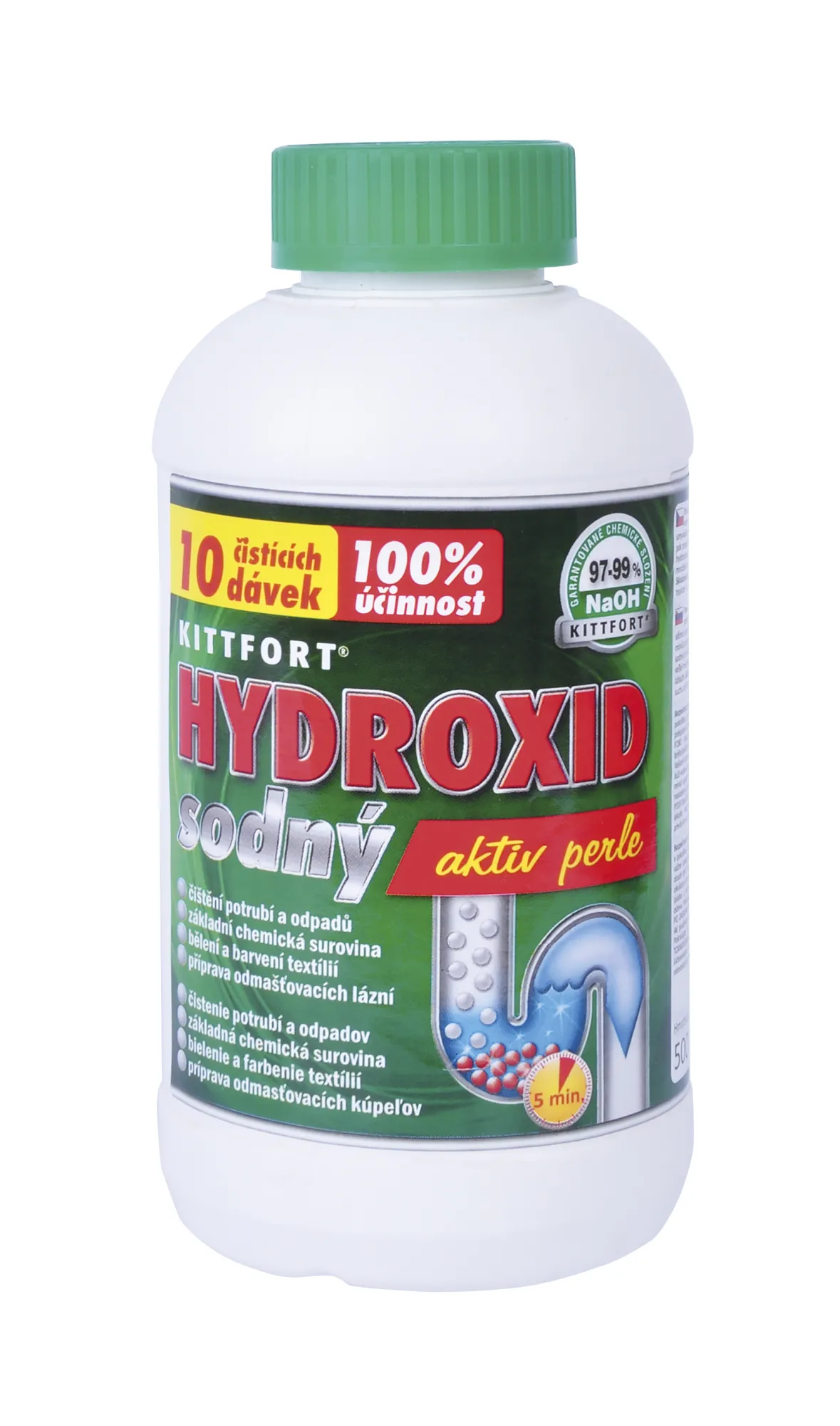 Hydroxid sodný aktiv perle, 1 kg_IGEFA-ROIN