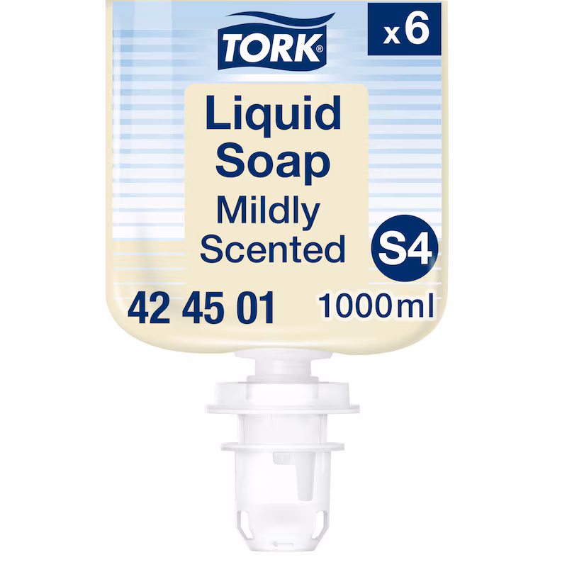 424501 Tork tekuté mýdlo, jemně parfémované, S4, 1 l_IGEFA-ROIN