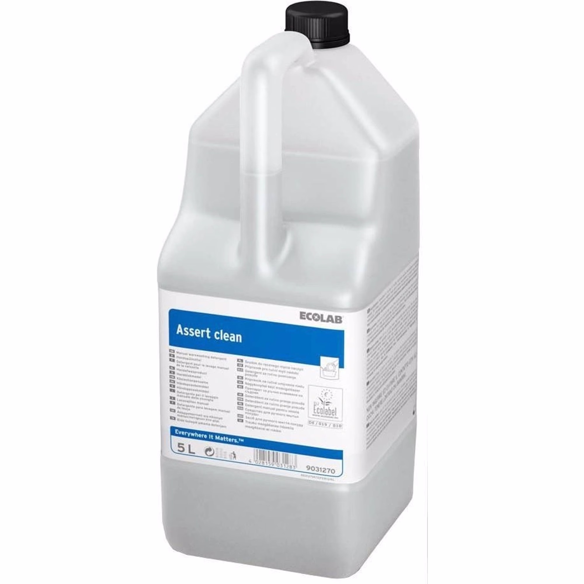 ECOLAB Assert Clean, mycí prostředek pro ruční mytí nádobí, ekologický, 5 l_IGEFA-ROIN